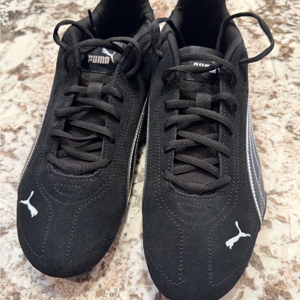 Puma Classic Black Athletic Shoes